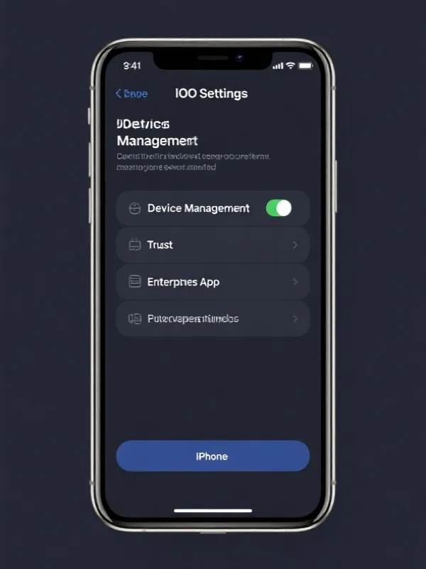 iOS信任设置步骤演示